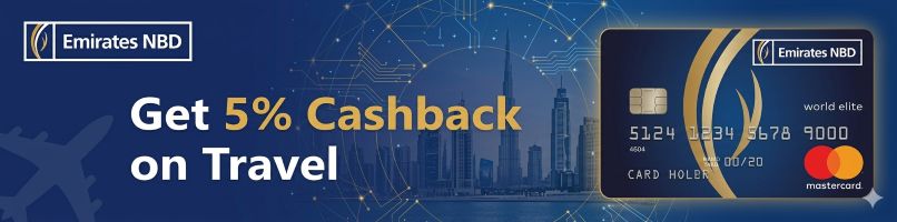 Emirates NBD travel cashback banner